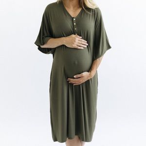 Dwell and Slumber Olive Caftan